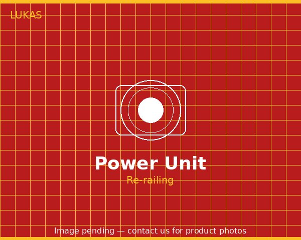 Lukas power unit for rerailing equipment